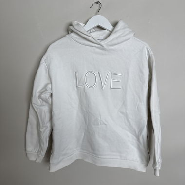 White LOVE Hoodie