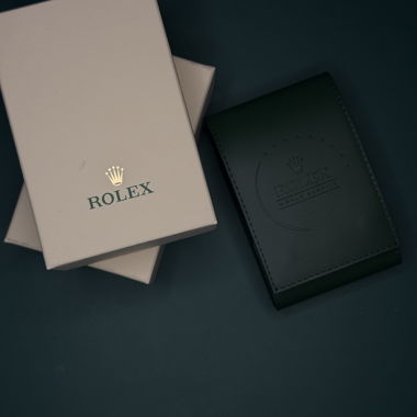 Rolex World Service green watch pouch