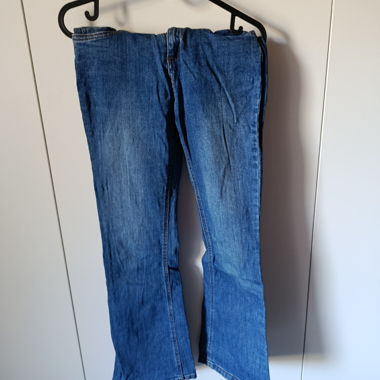 Flared Blue denim jeans