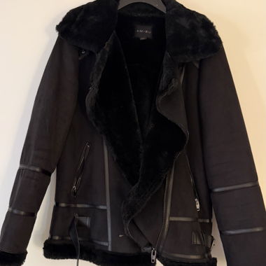Veste d'hiver noire Amisu
