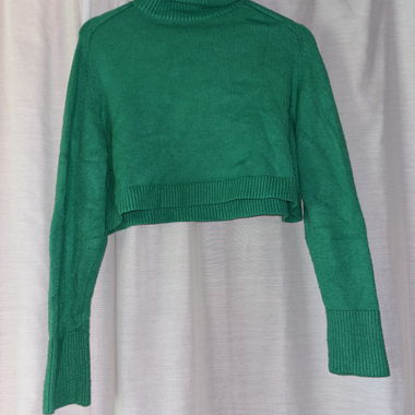 Zara Green Turtleneck Sweater