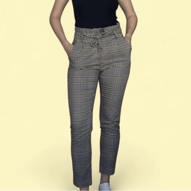Karierte Damenhose