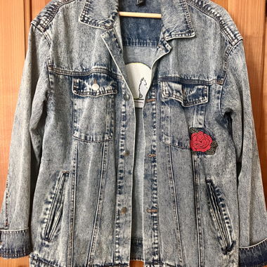 Oversize Jeansjacke