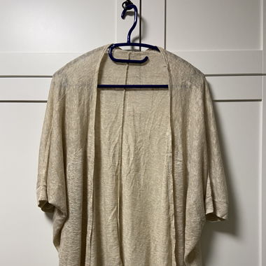 Jaquette fluide beige