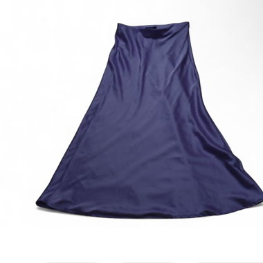 satin light lillac skirt