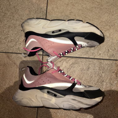 Sneakers Dior rosa nere