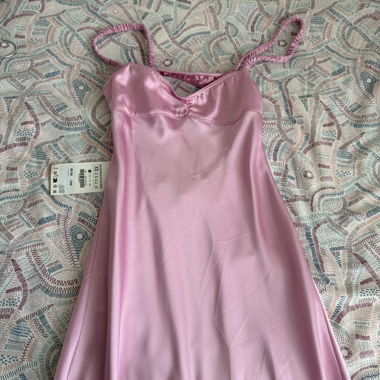 Zara rose Kleid lang