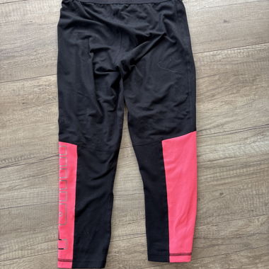 Leggings sportivi nero/rosa