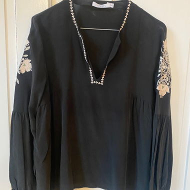 Silk blouse with embroidery (ATEEN)