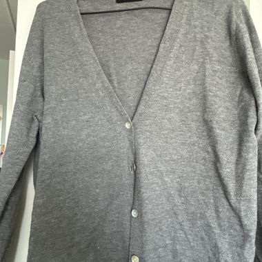 Grey Sinsay Knit Cardigan
