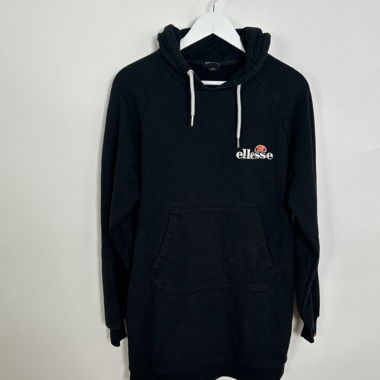 Ellesse Black Pullover Hoodie Dress