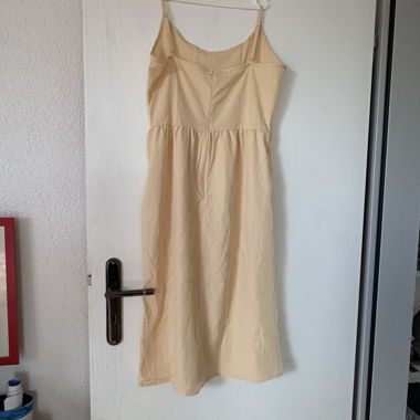 Robe midi jaune