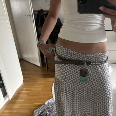 brown glitter belt