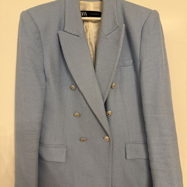 Hellblauer Zara Blazer