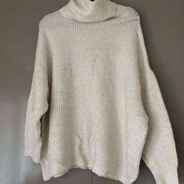 Maglione dolcevita Zara crema S