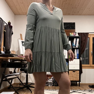 Langarm Kleid