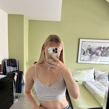 Crop Top gestreift