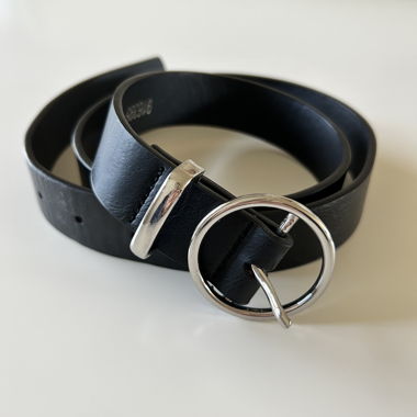 Black Hoop Belt