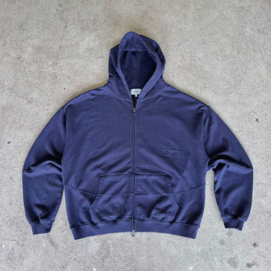 Eme Studios blauer Zipper Stitching heavyweight