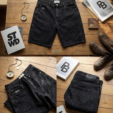 Short en jean Pull&Bear