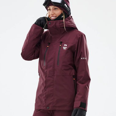 Skijacke Montec Damen Burgundy