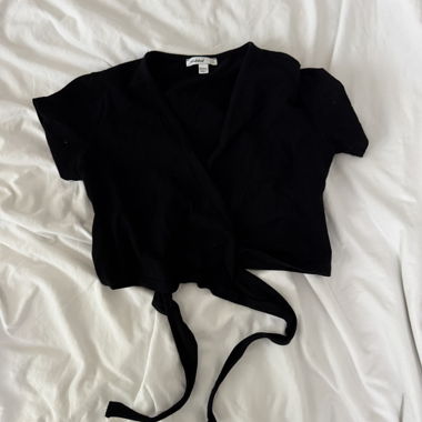 subdued wrap top