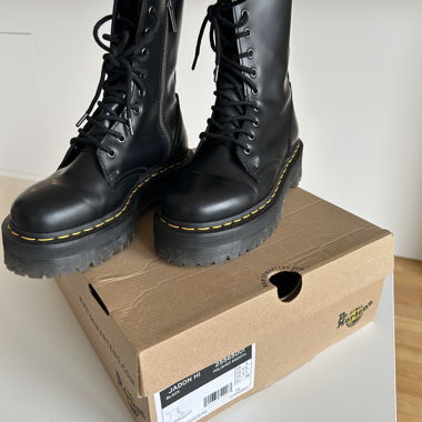 Dr Martens, Jadon High, pelle nera taglia 38