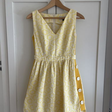 Robe jaune vintage Mademoiselle Tara