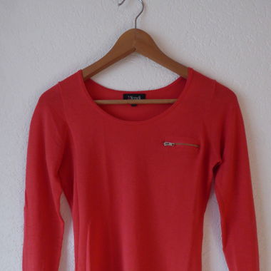 Yendi Pullover mit Reissverschluss Dekor