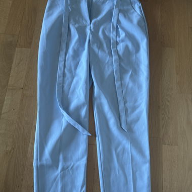 Light Blue Fabric Pants