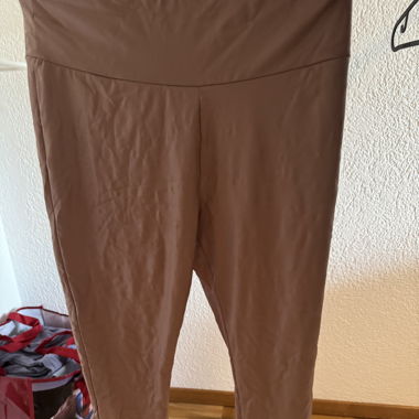 Leder Leggings 