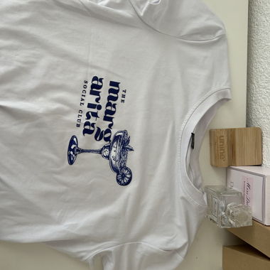 T-shirt Graphic Blanc Margarita Club