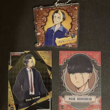 Mashle Anime Cards and Acrylic Keychain
