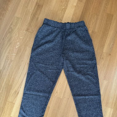 Elegante Hose || grau/schwarz