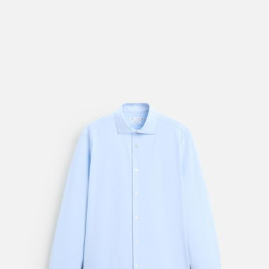Chemise Zara homme bleu clair