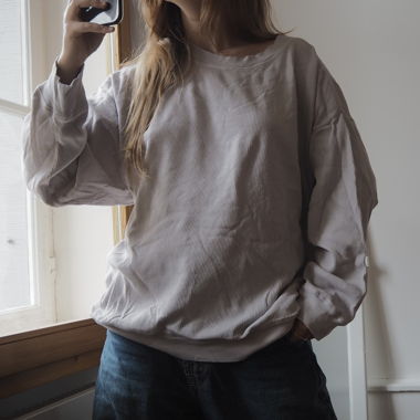 White-Grey long sleeve