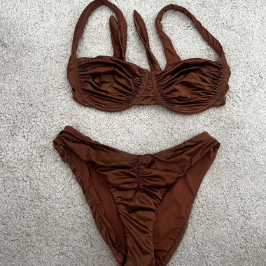 Tezenis Brown Bikini Swimsuit