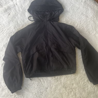 Schwarze Übergangsjacke 
