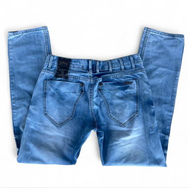 Jeans Justing Y2K Vintage à Jambe Droite (M)