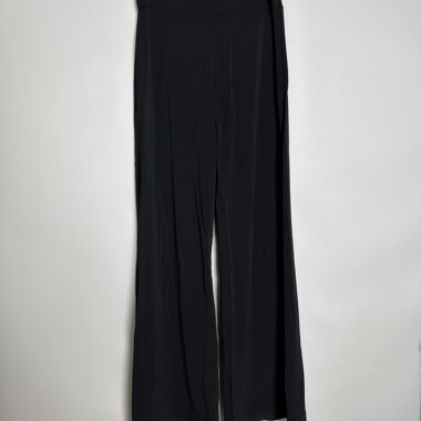 Black wide-leg pants