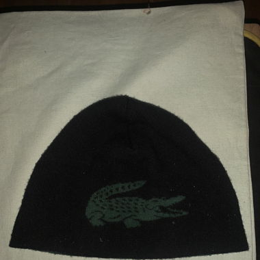 Bonnet Lacoste Noir et Vert