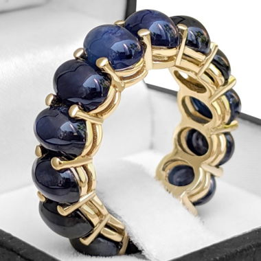 Bague Sapphire Stars, Eternity Band - 16.95ct
