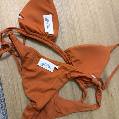 Set bikini arancione alpha coutures