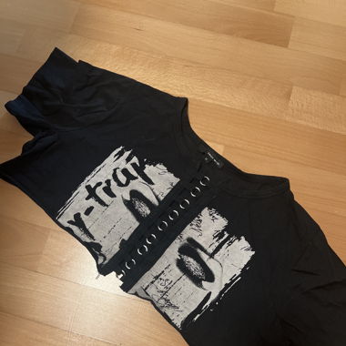 Crop Top mit Nieten