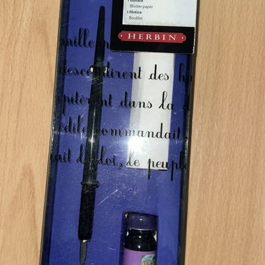 Set da scrittura Herbin per studenti, viola