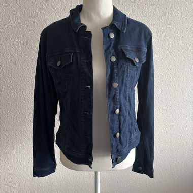 Giacca di jeans blu scuro