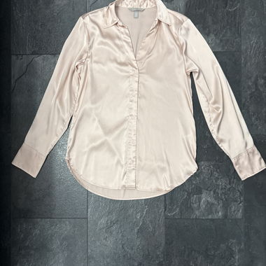 Blusa in raso rosa