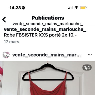 Robe satinée 