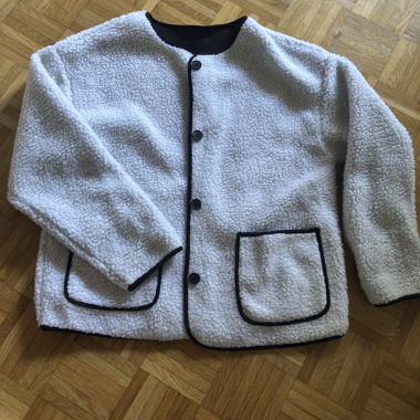 Fleece-Knopfjacke