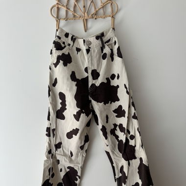 Cow Print Pants